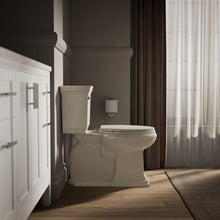Load image into Gallery viewer, Easy Install Biscuit Quiet-Close Elongated Toilet Seat with Grip-Tight Bumpers