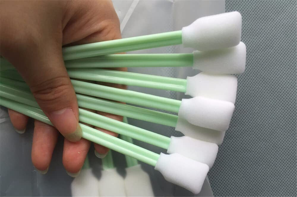 Versatile 400 PCS Foam Swab Set for Printers, Cameras, and Optical Cleaning