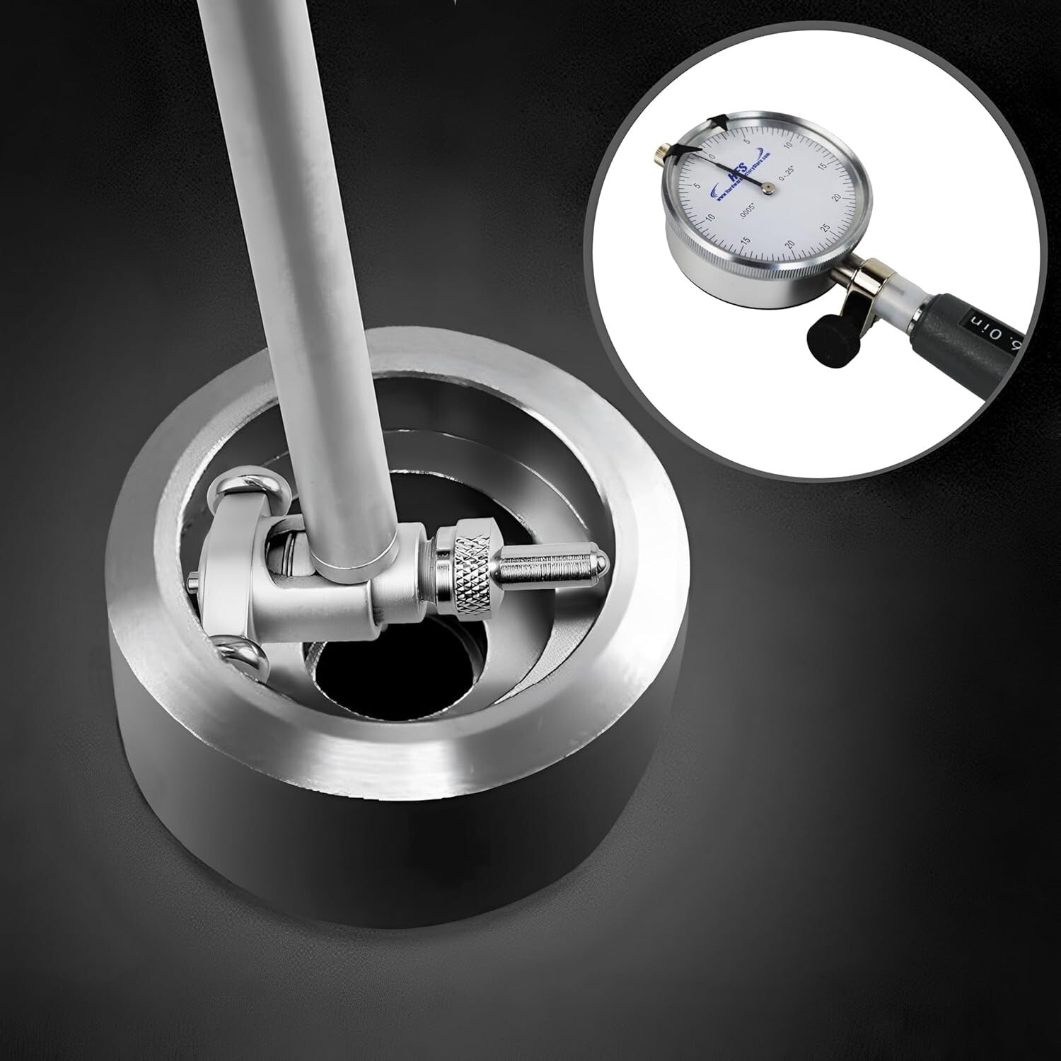 Durable Hand-Powered Dial Indicator Bore Gage Set - Lightweight Precision Tool