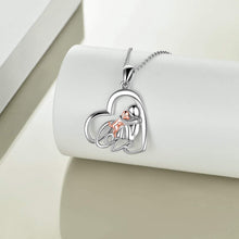 Load image into Gallery viewer, Hypoallergenic Sterling Silver Dog Angel Necklace - Memorial Gift for Women