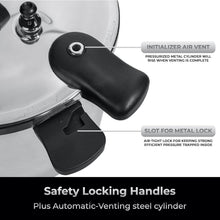 Load image into Gallery viewer, Premium 23 Quart Stainless Steel Pressure Cooker with Induction Base - Denali