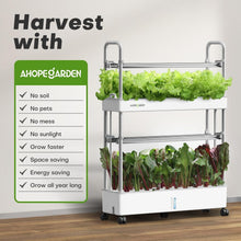 Load image into Gallery viewer, Space-Saving Hydroponic Garden with 60 Pods &amp; Full Spectrum LED for Home Use