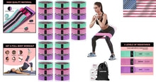Load image into Gallery viewer, High-Quality Fabric Resistance Bands – Versatile Loop Bands for All Fitness