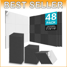 Load image into Gallery viewer, Eco-Friendly Self-Adhesive Foam Panels for Professional Acoustic Treatment