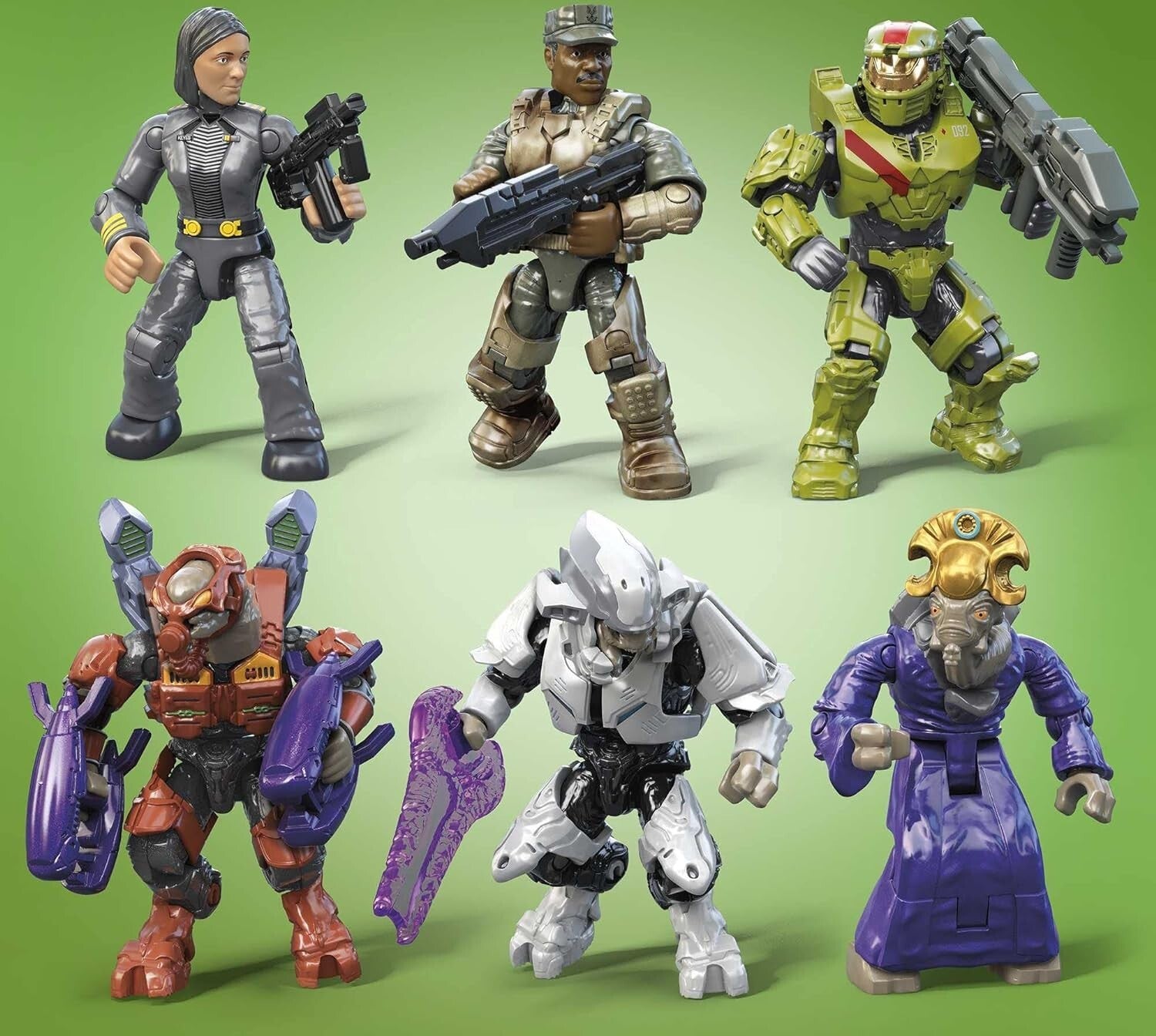 Exclusive 20th Anniversary Halo Character Pack with 20 Figures & Accessories