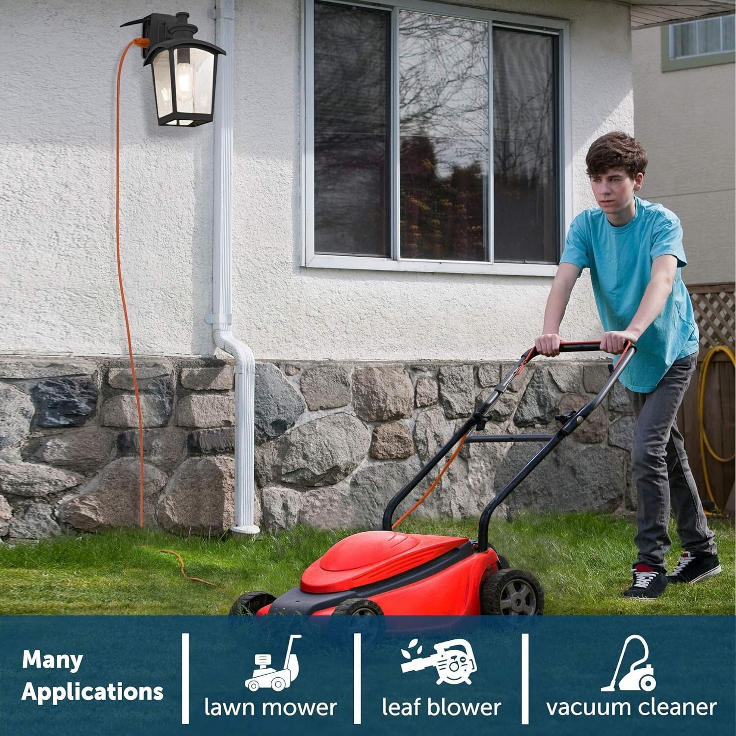 Elegant 1-Light Black Wall Sconce with Seeded Glass and Integrated GFCI Outlet