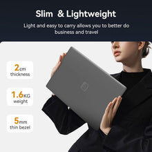 Load image into Gallery viewer, Ultra-Thin 15.6'' Laptop with Fast Performance, 12GB RAM &amp; 512GB Storage - Gray