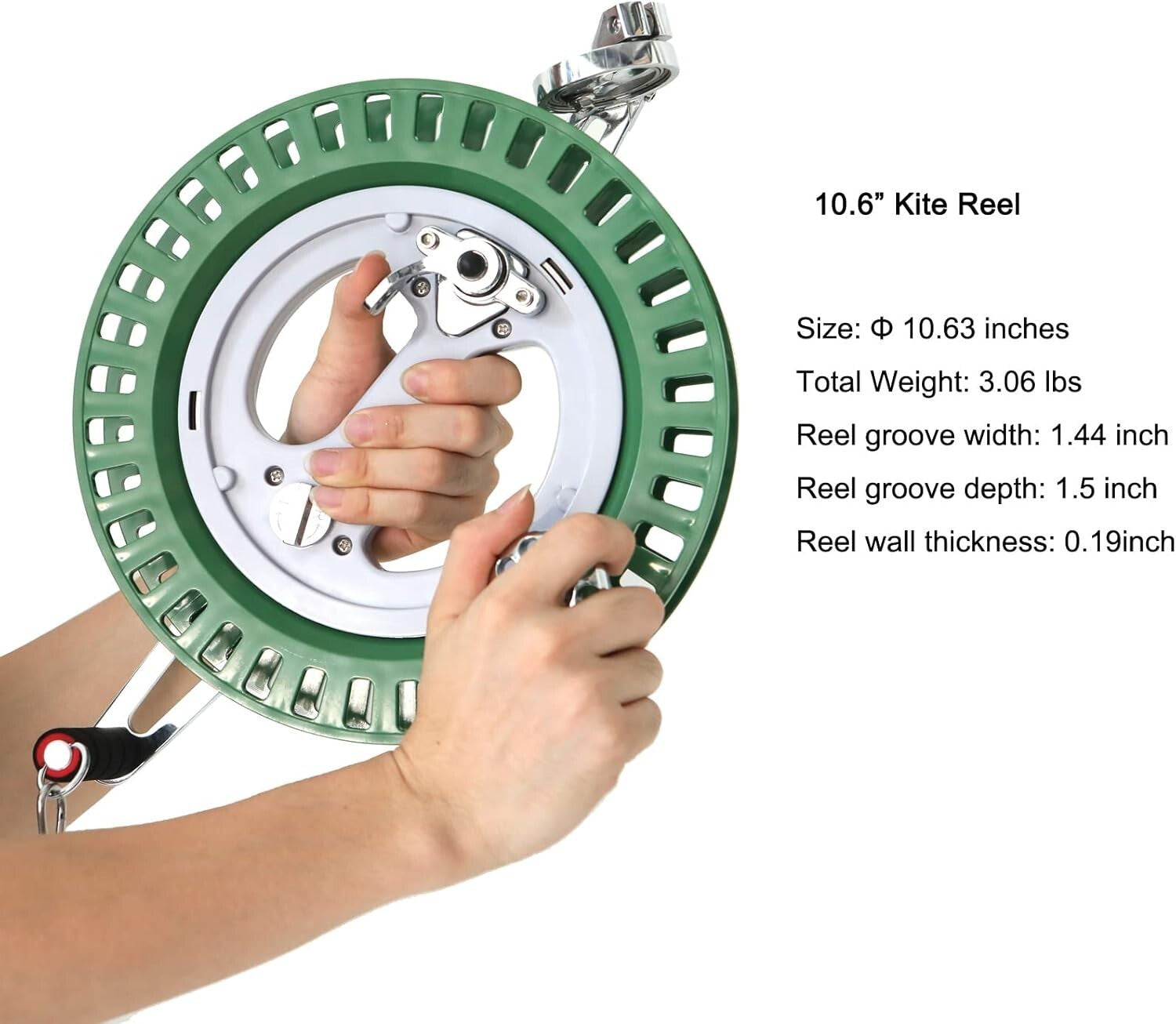 Durable 10.6 Inch Kite Reel with Comfortable Grip for Outdoor Adventures