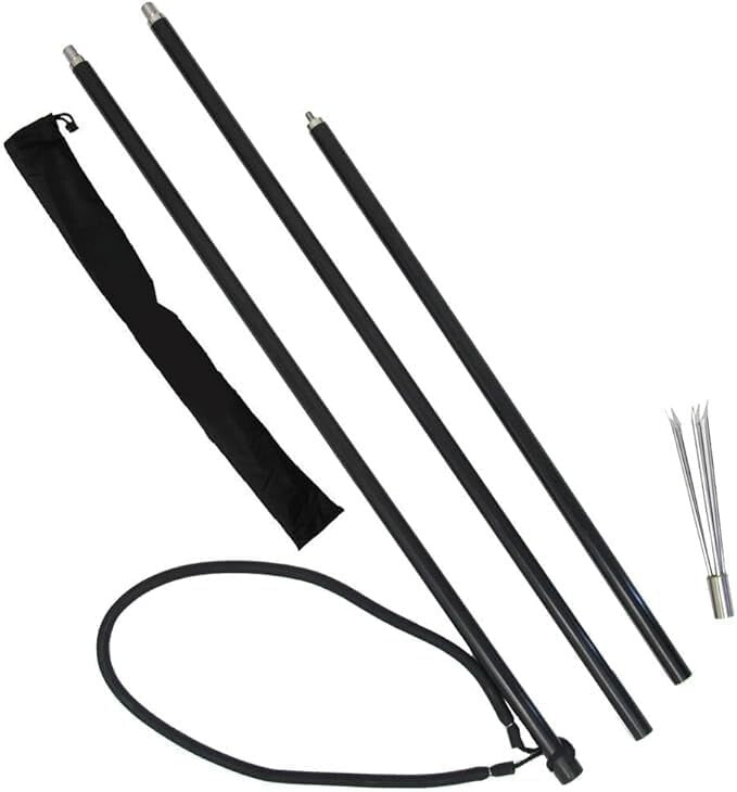 Portable 3-Piece Aluminum Spear with Lionfish Tip – Perfect for Divers on the Go