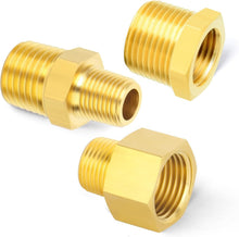 Load image into Gallery viewer, 30-Piece Brass NPT Pipe Fitting Set - Hex Bushing &amp; Reducers for Plumbing