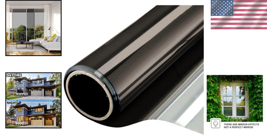 Self-Adhesive One Way Window Film: UV Protection & Heat Control, 6 Mil Thickness