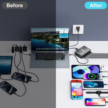 Load image into Gallery viewer, Advanced 500W USB C Charger with 8 Ports - Travel-Friendly &amp; Safe Power Solution