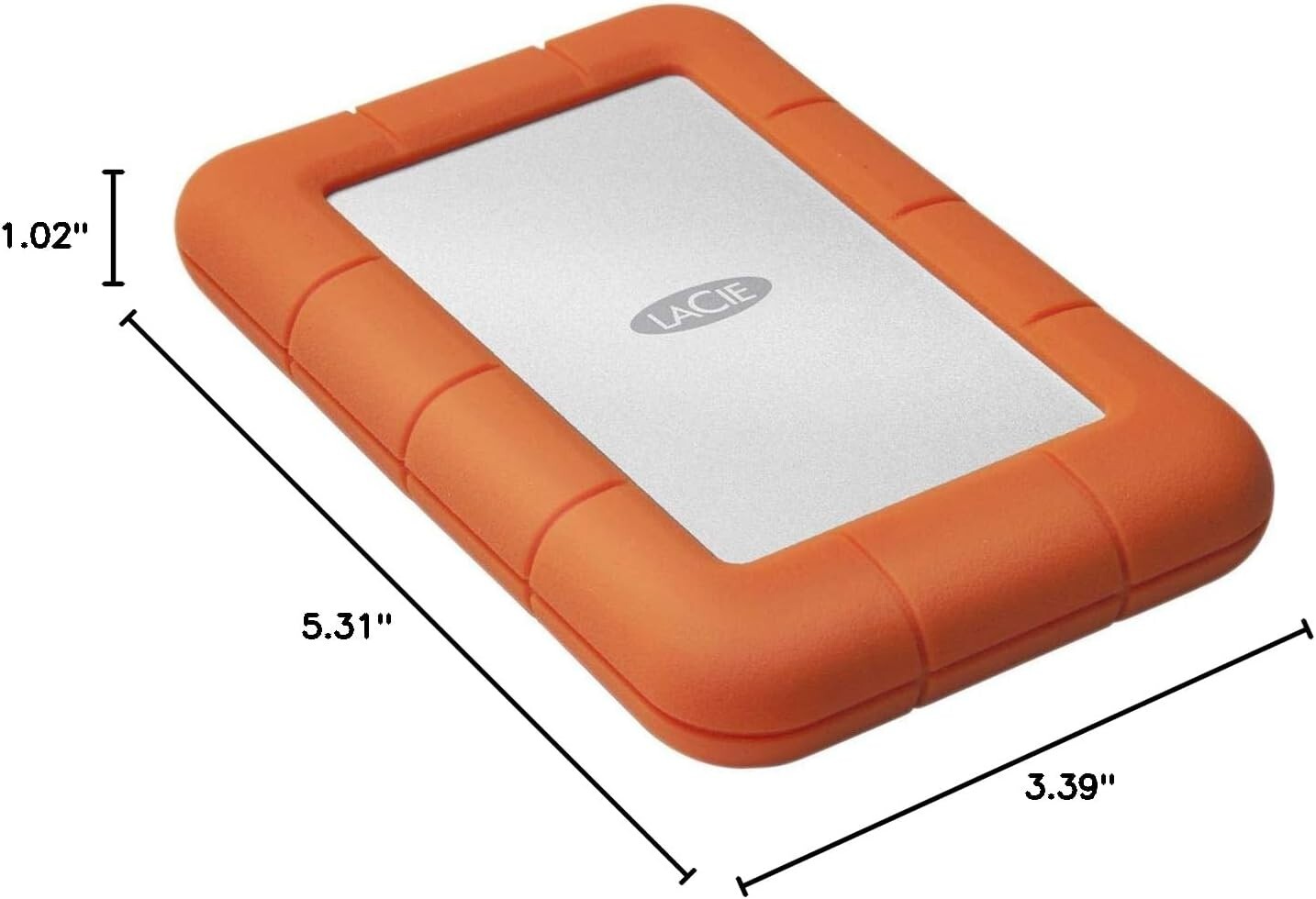 Durable 5TB External Hard Drive – USB 3.0 Compatible, Rain & Dust Proof