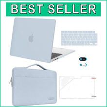 Load image into Gallery viewer, Stylish Baby Blue 360-Degree Protective Case &amp; Accessories for MacBook Air 13