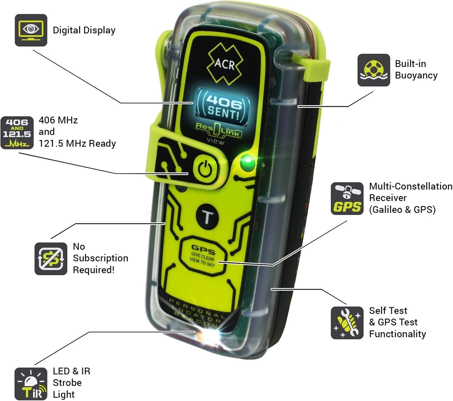 ResQLink View GPS Personal Locator Beacon - Essential for Outdoor Adventures