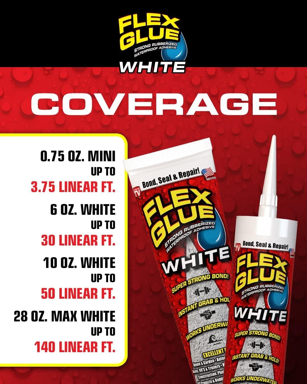 Super Thick MAX White Adhesive 28 oz – Paintable & Waterproof Bonding Solution