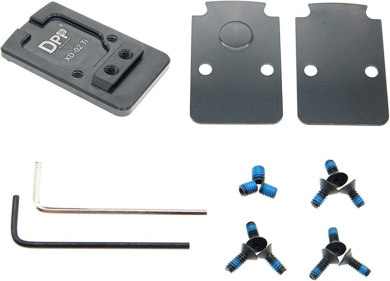 Titanium Red Dot Mount for Springfield XD & Trijicon RMR/SRO - Ultra Lightweight