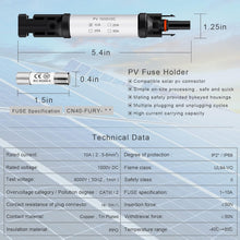 Load image into Gallery viewer, 10A In-line Fuse Holder Set with Waterproof Design and 8 Fuses - Solar Ready