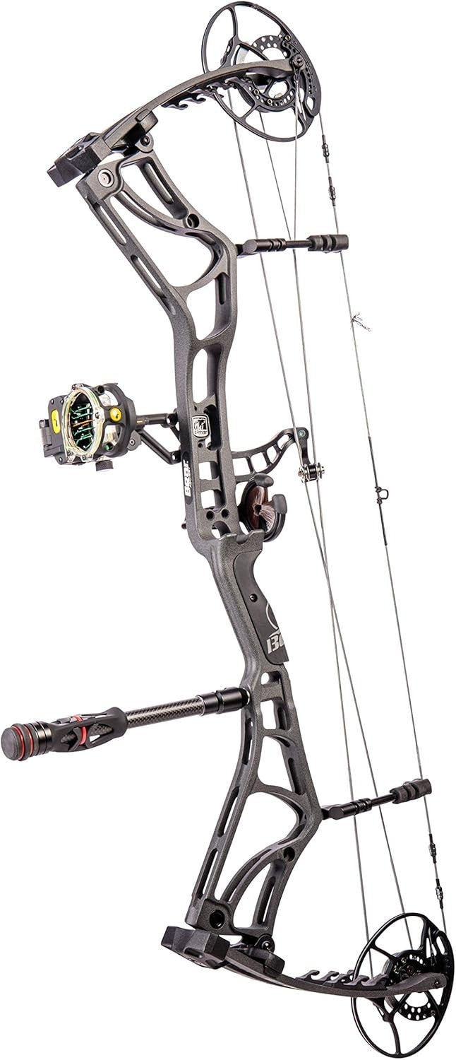 Durable 8-Inch Bow Stabilizer with Adjustable Weights & Personalization Rings