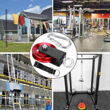 Load image into Gallery viewer, Versatile Aluminum Pulley Kit with Double-Sided Bearings - Perfect for Lifting