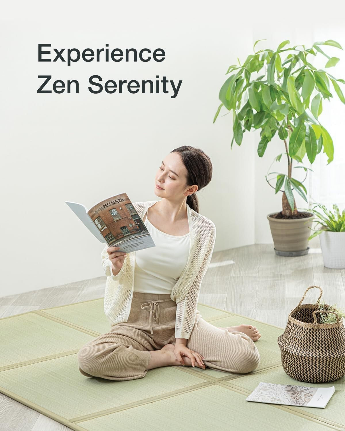 Traditional Rush Grass Tatami Mattress - Supportive Twin XL Sleeping Surface