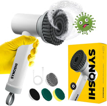 Load image into Gallery viewer, Cordless Electric Spin Scrubber with 3 Heads - Effortless Power Cleaning Brush
