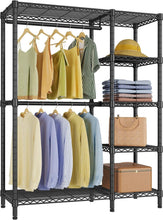 Load image into Gallery viewer, V7 Heavy-Duty 5-Tier Garment Rack - Portable Closet with Maximum 670lbs Load