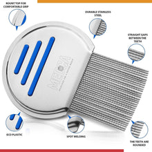Load image into Gallery viewer, 24 Pack of Professional Stainless Steel Lice Combs - Safe &amp; Effective Removal