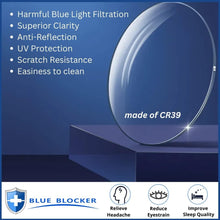 Load image into Gallery viewer, Lightweight Progressive Reading Glasses with Scratch-Resistant Blue Light Lenses