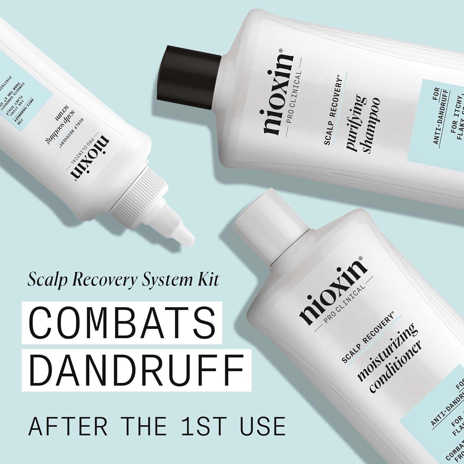 Scalp Recovery Anti-Dandruff Cream Shampoo with Pyrithione Zinc & Green Tea