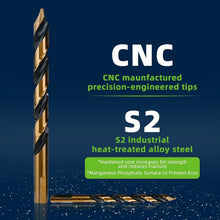 Load image into Gallery viewer, 29-Piece High-Speed Cobalt Stubby Drill Bit Set for Precision Metal Cutting