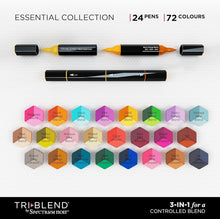 Load image into Gallery viewer, Professional 24-Piece TriBlend Alcohol Markers for Ultimate Color Blending