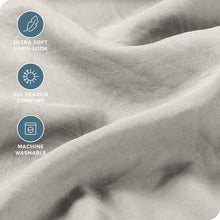 Load image into Gallery viewer, Luxury King Sheet Set - 1800 Ultra-Soft Microfiber, Deep Pockets, Fog Color