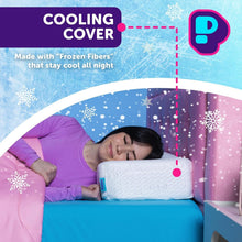 Load image into Gallery viewer, Plush King &amp; Queen Ice Cube Memory Foam Pillows - Pain Relief for Sleep