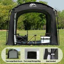 Load image into Gallery viewer, Heavy-Duty 8x7ft Portable Shed with Zippered Doors for Bike &amp; Tool Protection