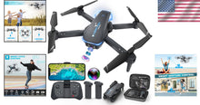 Load image into Gallery viewer, Portable Foldable Quadcopter Drone with 1080P Camera - Ideal for Fun Adventures