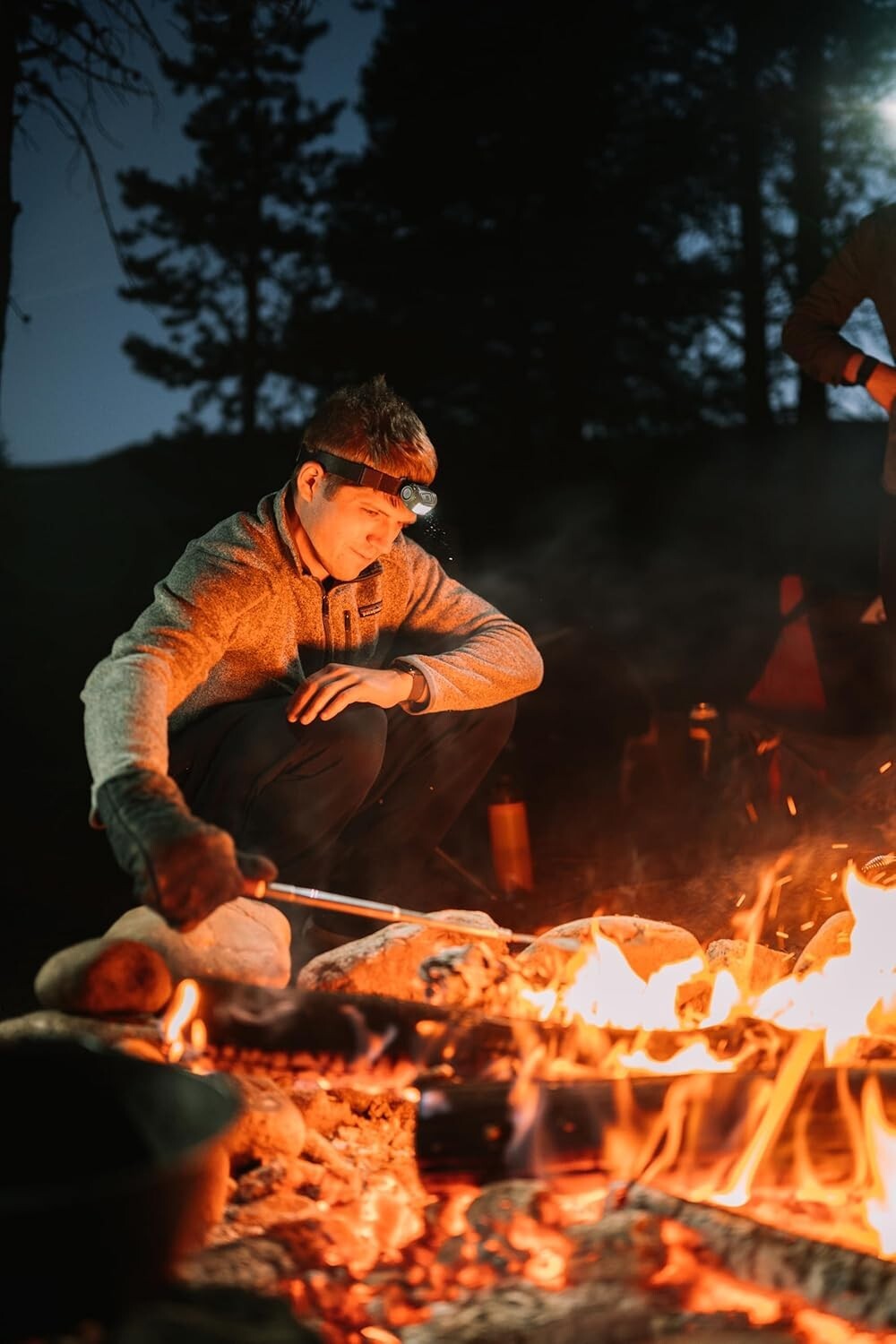 Adjustable LED Headlamp with 450 Lumens & Water Resistance - Ideal for Safety