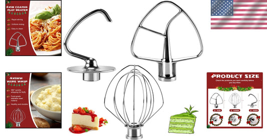 Efficient KitchenAid Stand Mixer Attachments - 4.5 QT Stainless Steel Set