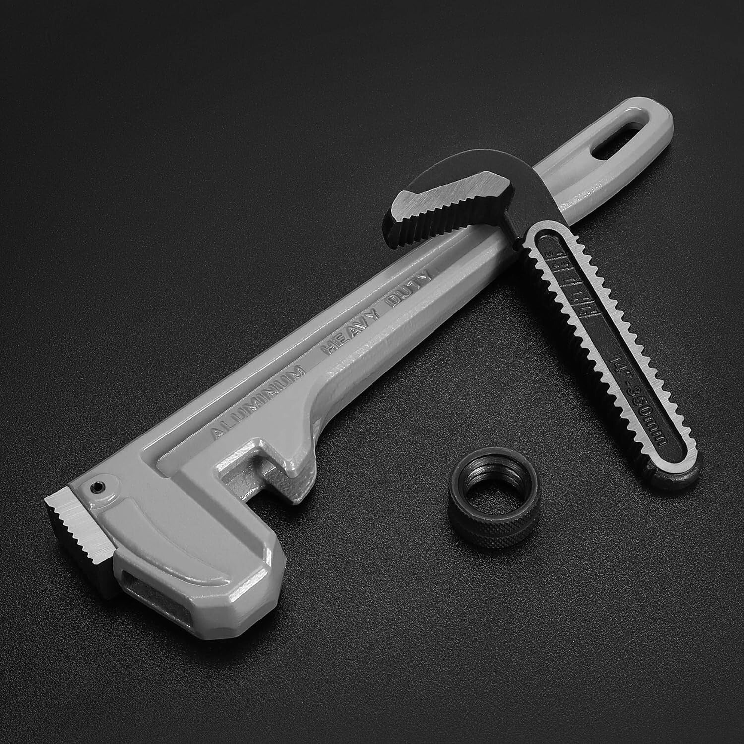 Professional 3-Piece Aluminum Pipe Wrench Set - Durable & Lightweight