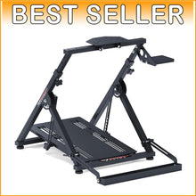 Load image into Gallery viewer, Steel Frame Racing Wheel Stand - Compatible with Logitech, Fanatec, Thrustmaster
