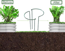Load image into Gallery viewer, Customizable 2 Pcs Galvanized Raised Planter Box - Vegetable and Flower Support