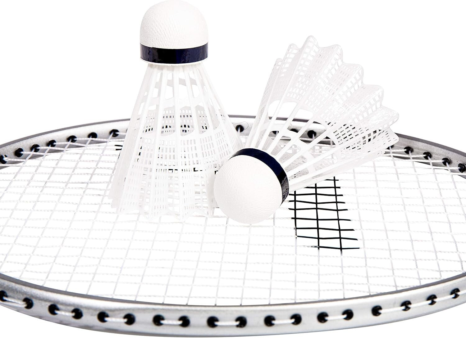 Complete 4-Player Badminton Racket Set with Deluxe Carry Bag & Shuttlecocks