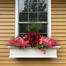 Load image into Gallery viewer, Lightweight 48 Inch White Window Box with Built-In Reservoir for Thriving Plants