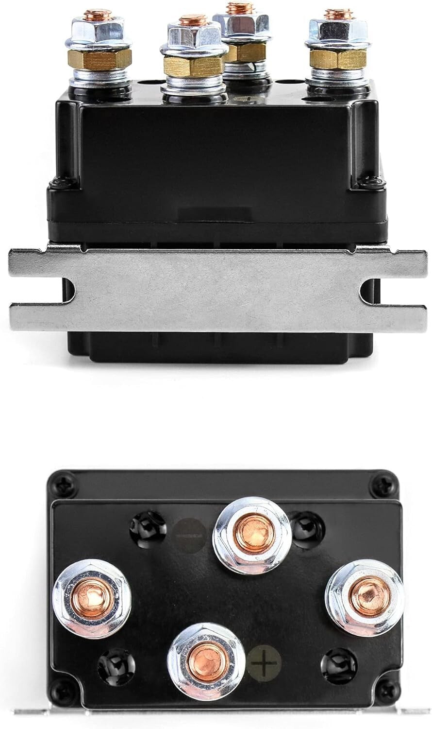 2-Pack 12V 500A Weather-Resistant Winch Relay Solenoids for ATVs and More