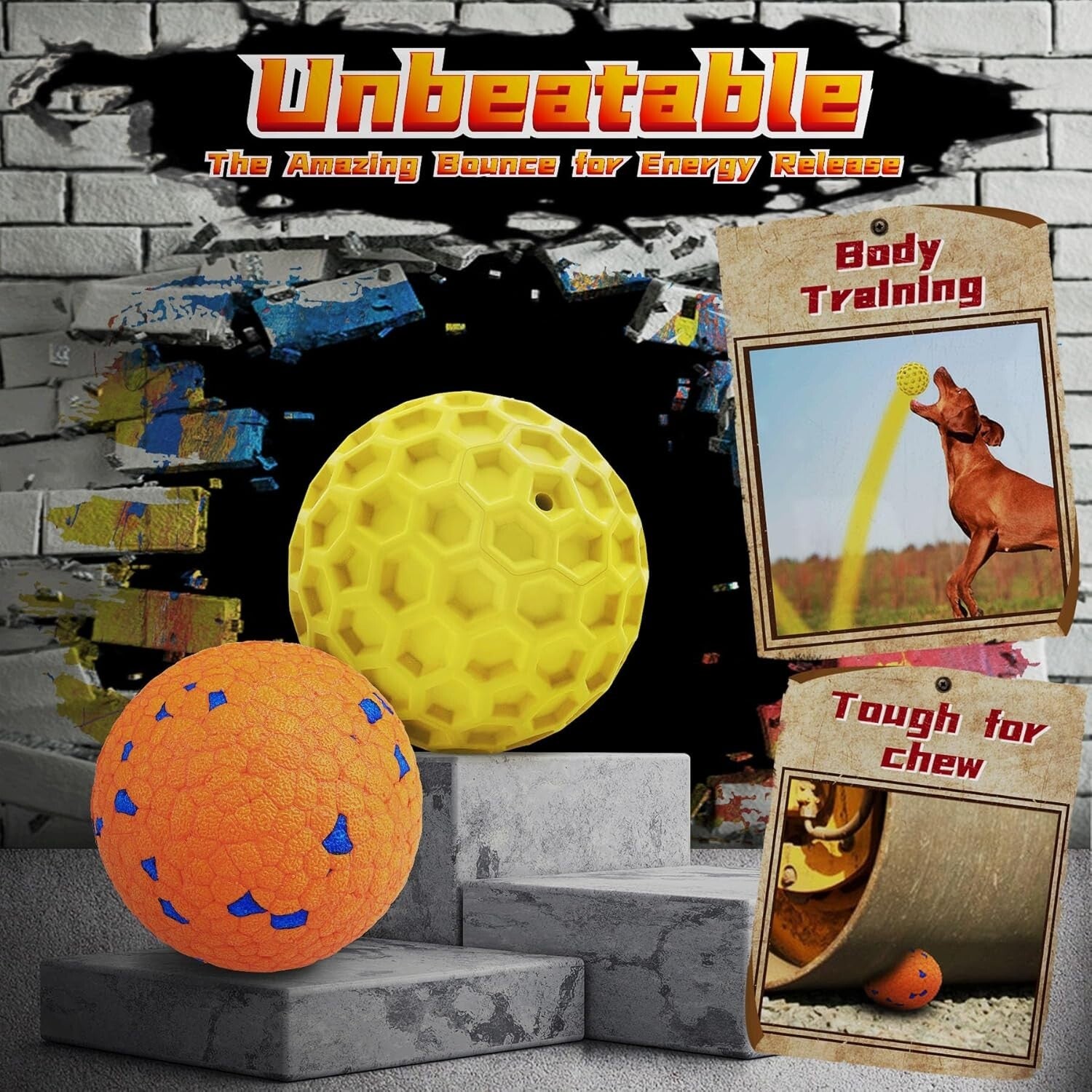 Large Breed Dog Chew Toys: Heavy-Duty 9 Pack for Strong Aggressive Chewers