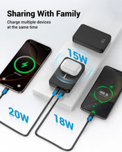 Load image into Gallery viewer, Stylish Aluminum Magnetic Charger: 26800mAh Wireless Bank for iPhone 12/13/14