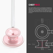 Load image into Gallery viewer, Acoustica Lightweight Dual Head Stethoscope - Rosegold Matte - Doctors &amp; Nurses