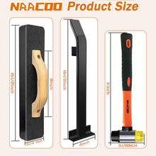 Load image into Gallery viewer, Laminate &amp; Vinyl Floor Tools: Heavy Tapping Block, Pull Bar, 20 Spacers &amp; Mallet