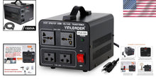 Load image into Gallery viewer, Safe 1500W Step Up &amp; Down Voltage Converter with Circuit Breaker Protection