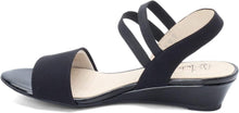 Load image into Gallery viewer, Elegant Women's Yolo Black Wedge Shoes with All-Day Comfort &amp; Stability